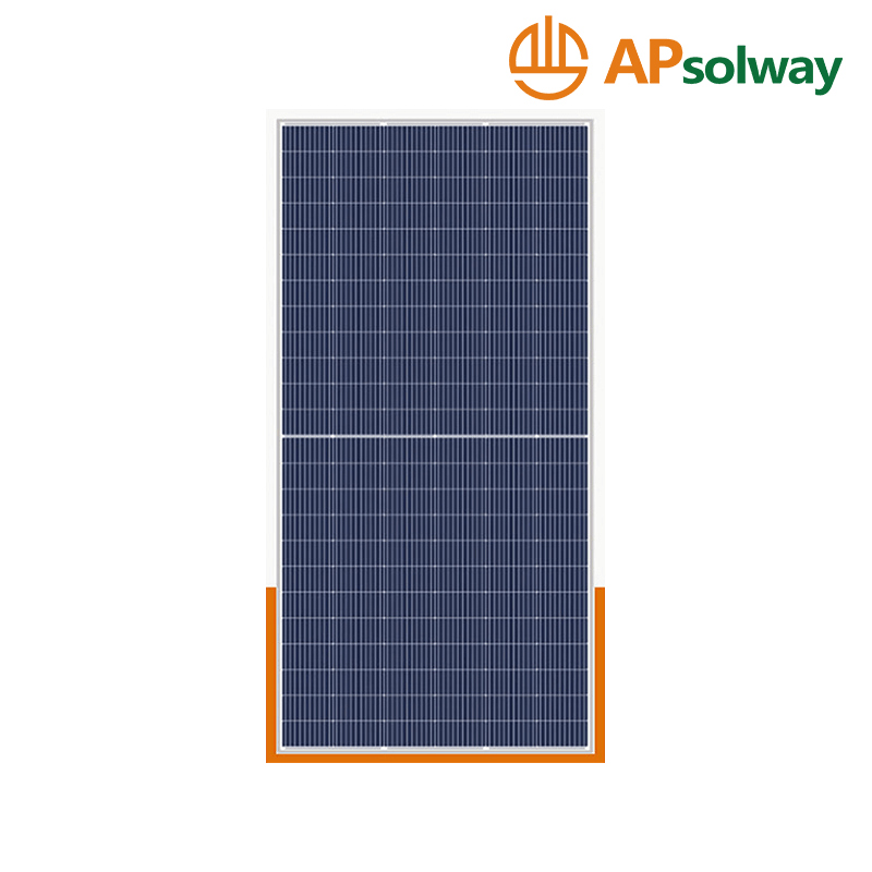 Módulo fotovoltaico solar monocristalino de medio chip de vidrio único 600W 144