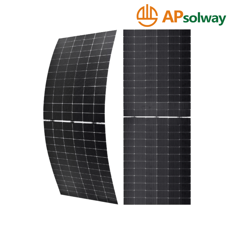 Panel solar ligero y flexible de 520 W para vehículos recreativos, barcos y uso fuera de la red Flexible y fácil de instalar
