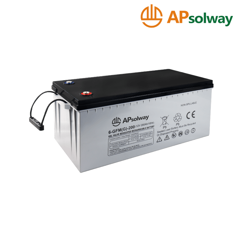 6-GFM(G)-200 Batería de plomo-ácido regulada por válvula de gel de 12 V, 200 Ah/10 horas